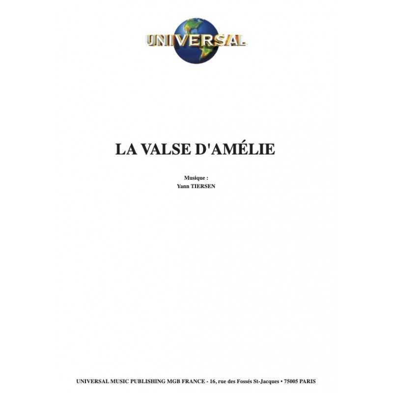 Partition LA VALSE D'AMÉLIE Yann Tiersen PDF
