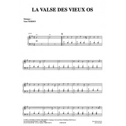 Sheet music LA VALSE DES VIEUX OS Yann Tiersen