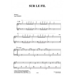 Sheet music SUR LE FIL Yann Tiersen