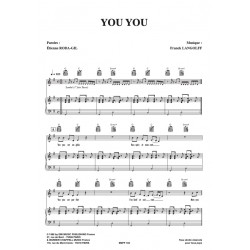 Sheet music YOU YOU Vanessa PARADIS