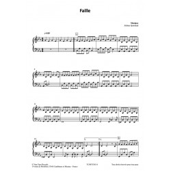 Sheet music FAILLE Jérôme Quériaud pdf