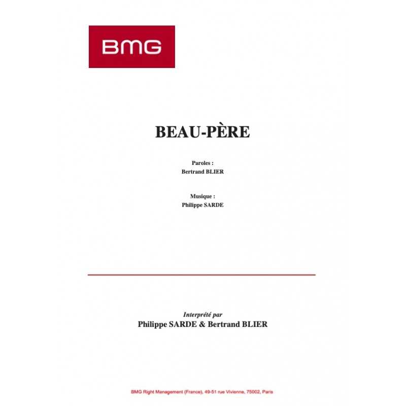 Sheet music BEAU-PÈRE Philippe SARDE
