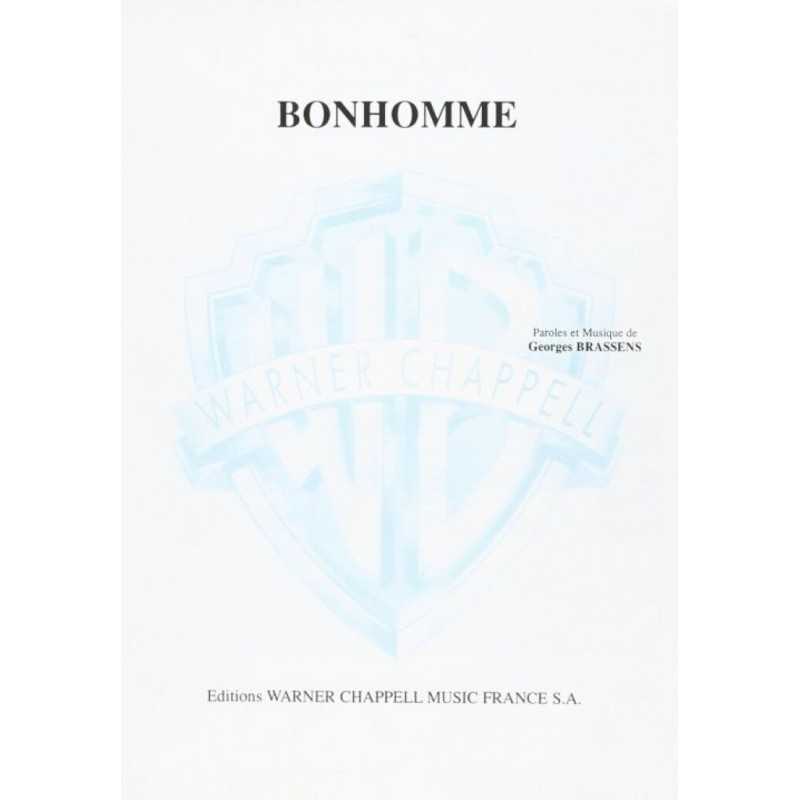 Partition BONHOMME Georges BRASSENS PDF