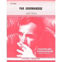 Partition PAR GOURMANDISE Charles Aznavour PDF