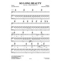 Partition SO LONG BEAUTY (COME ON BEAUTY) Michel Polnareff