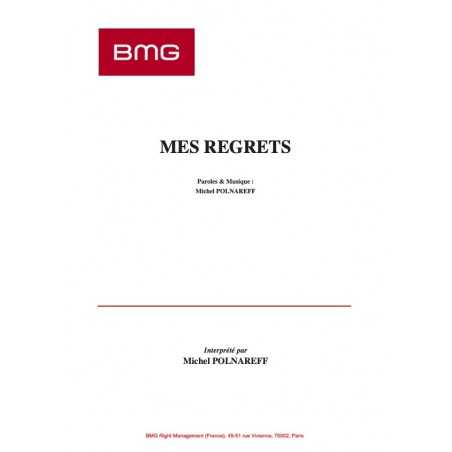 MES REGRETS