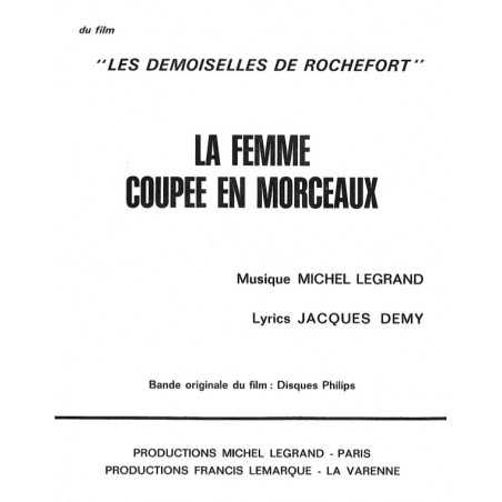 LA FEMME COUPÉE EN MORCEAUX