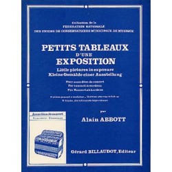 Sheet music PETITS TABLEAUX D'UNE EXPOSITION Alain ABBOTT