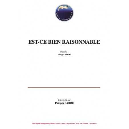 EST-CE BIEN RAISONNABLE