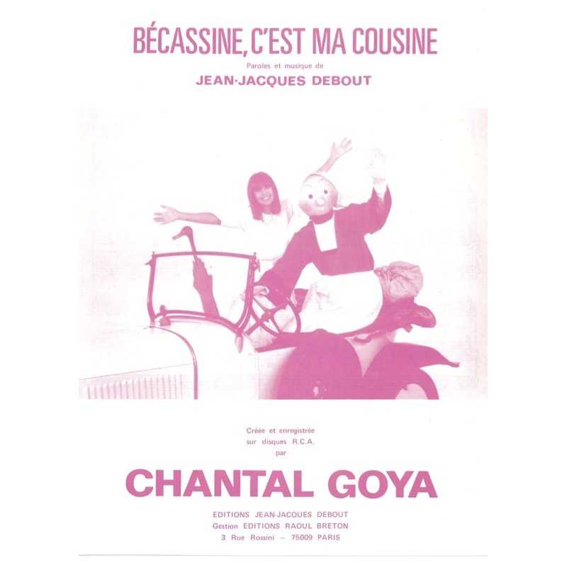 Sheet music BÉCASSINE C'EST MA COUSINE Chantal Goya