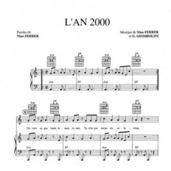 Partition L'AN 2000 Nino FERRER