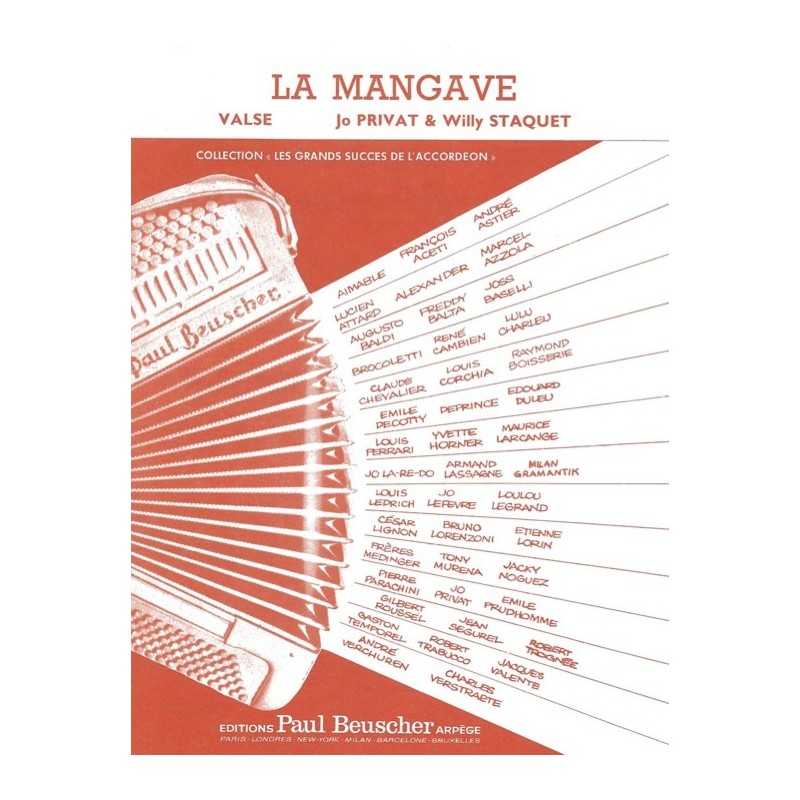 Partition LA MANGAVE Jo PRIVAT