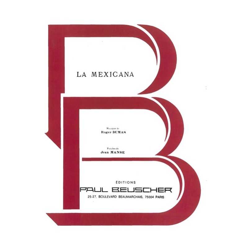 Partition LA MEXICANA FERNANDEL