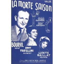 Partition LA MORTE SAISON BOURVIL