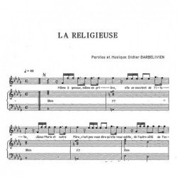 Partition LA RELIGIEUSE Céline DION