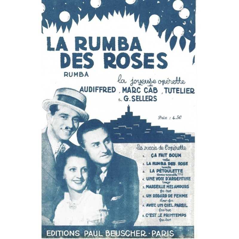 Partition LA RUMBA DES ROSES Xavier LEMERCIER