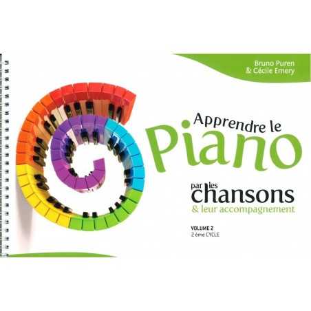 APPRENDRE LE PIANO PAR LES CHANSONS & LEUR ACCOMPAGNEMENT VOL.2