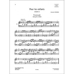 Songbook POUR LES ENFANTS VOLUME 2 Alexandre Tansman