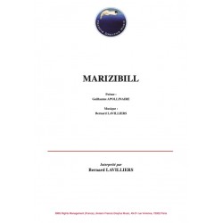 Sheet music MARIZIBILL Bernard LAVILLIERS