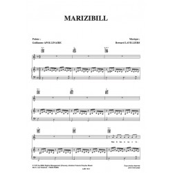 Partition MARIZIBILL Bernard LAVILLIERS