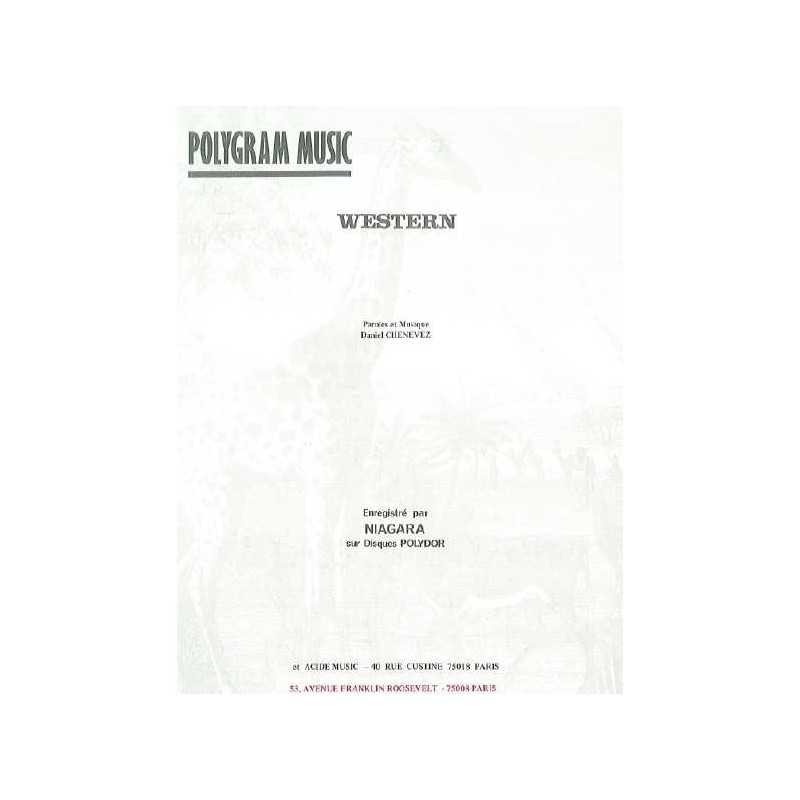 Sheet music WESTERN Niagara