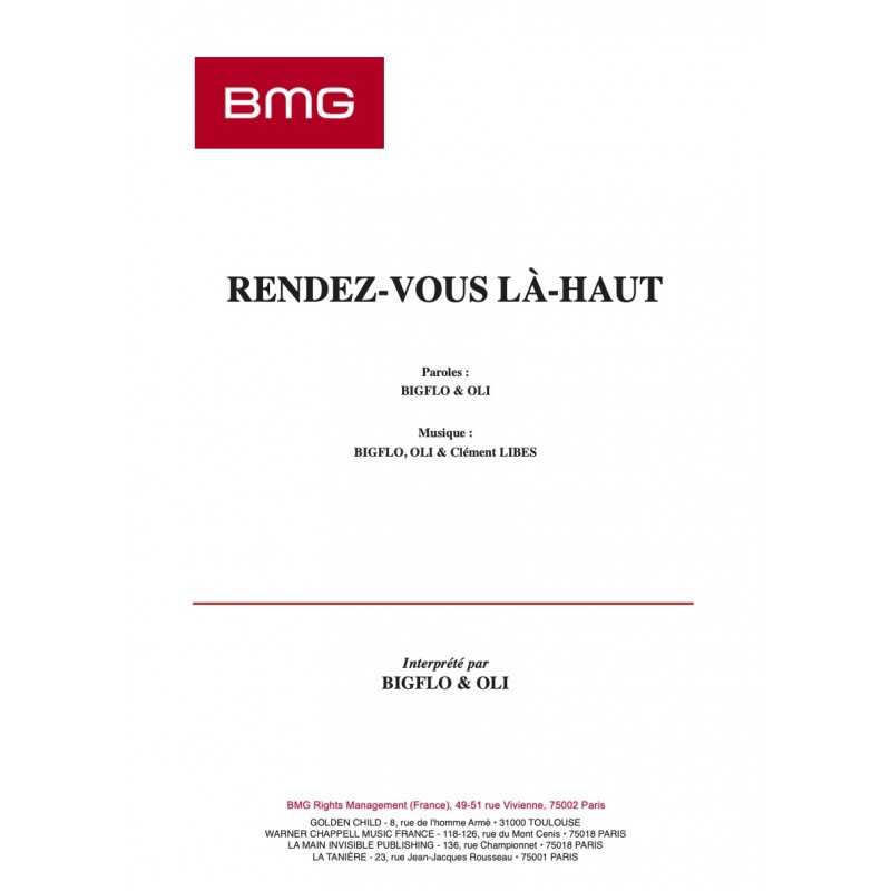 Sheet music RENDEZ-VOUS LÀ-HAUT BigFlo & Oli