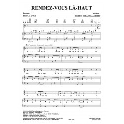 Sheet music RENDEZ-VOUS LÀ-HAUT BigFlo & Oli