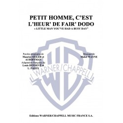 Sheet music PETIT HOMME C'EST L'HEUR' DE FAIR' DODO Claude NOUGARO