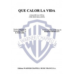 Sheet music QUE CALOR LA VIDA Marie LAFÔRET