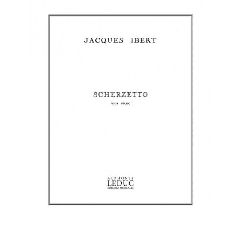 Partition SCHERZETTO Jacques IBERT