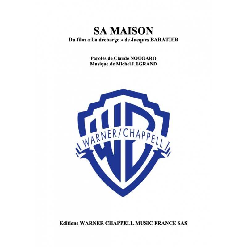 Sheet music SA MAISON Michel LEGRAND