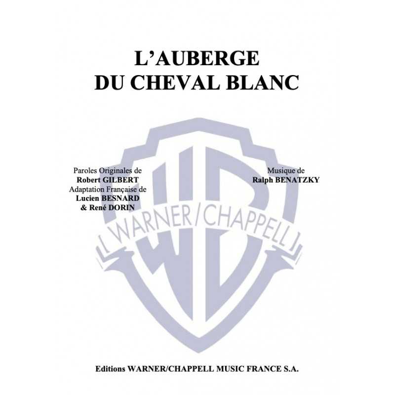 Partition L'AUBERGE DU CHEVAL BLANC