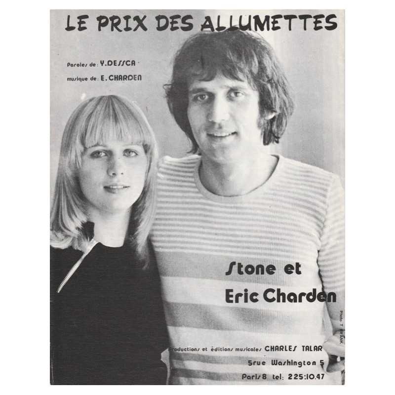 Sheet music LE PRIX DES ALLUMETTES STONE & CHARDEN