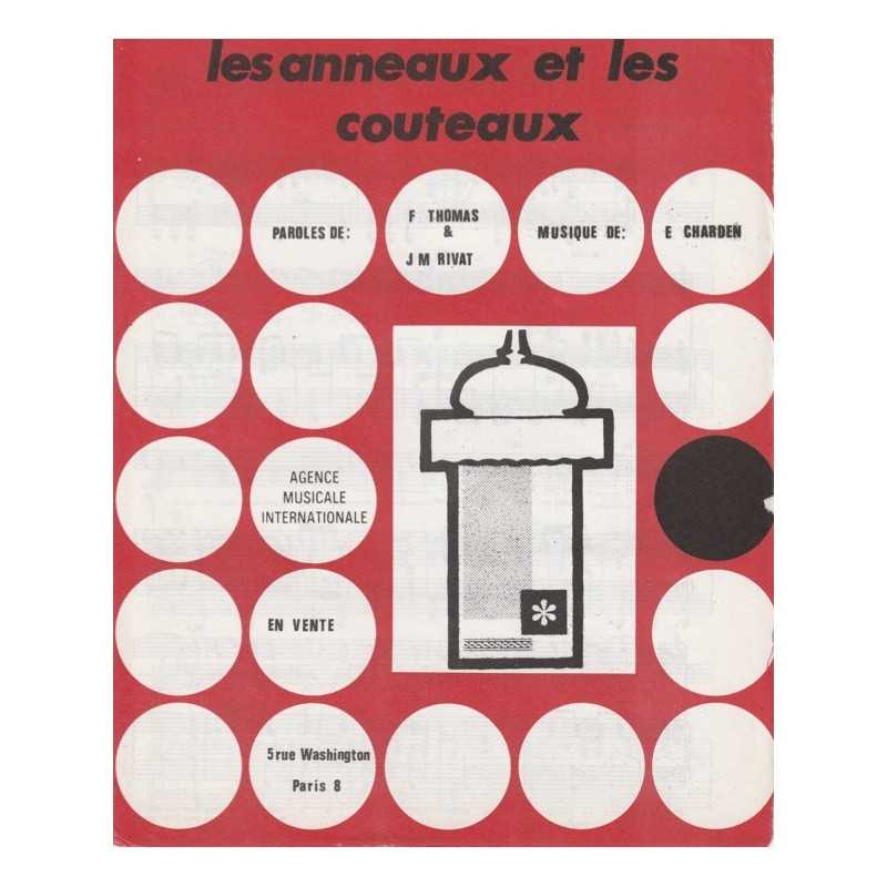 Partition LES ANNEAUX ET LES COUTEAUX Claude François