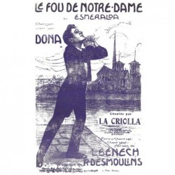 Partition LE FOU DE NOTRE-DAME DONA