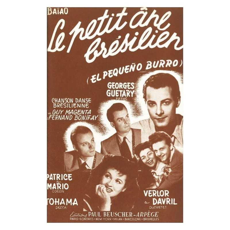 Partition LE PETIT ÂNE BRÉSILIEN Georges GUETARY
