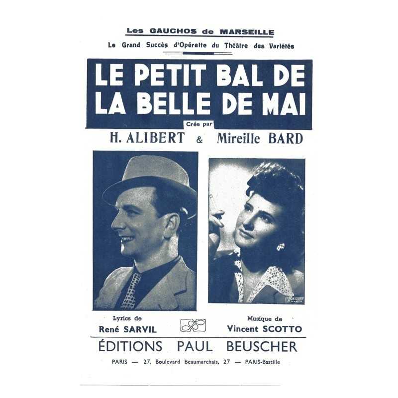 Partition LE PETIT BAL DE LA BELLE DE MAI H. ALIBERT & Mireille BARD