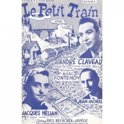 Partition LE PETIT TRAIN (SATB) André CLAVEAU