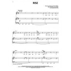 Sheet music RISE Katy Perry