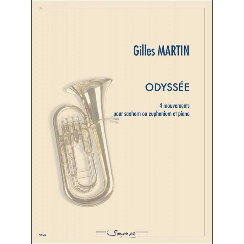 Sheet music ODYSSÉE Gilles Martin