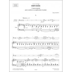 Sheet music ODYSSÉE Gilles Martin