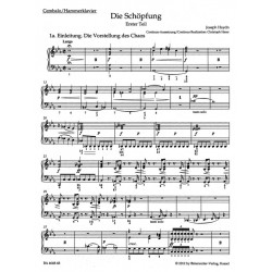 Sheet music LA CRÉATION DIE SCHÖPFUNG Joseph Haydn