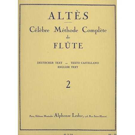 CÉLÈBRE MÉTHODE COMPLÈTE DE FLUTE - VOLUME 2
