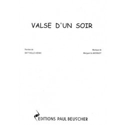 Sheet music VALSE D'UN SOIR
