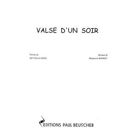 VALSE D'UN SOIR