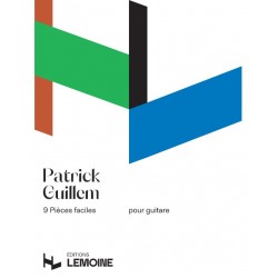 Sheet music 9 PIÈCES FACILES Patrick GUILLEM