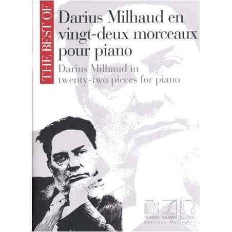 DARIUS MILHAUD EN VINGT DEUX MORCEAUX POUR PIANO