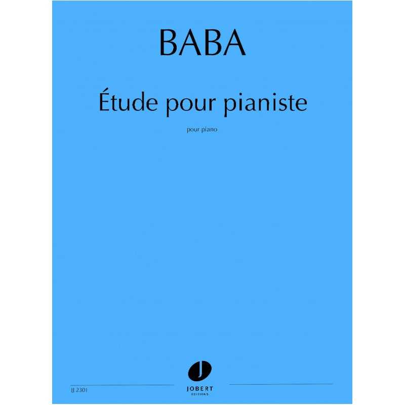 Sheet music ÉTUDE POUR PIANISTE Noriko Baba