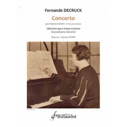 Sheet music CONCERTO Fernande Decruck