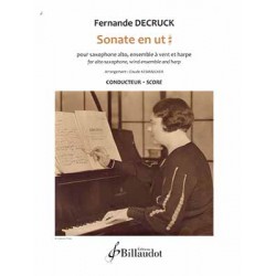Partition SONATE EN UT Fernande Decruck